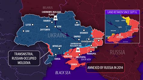 Ukraine’s battle against Russia in maps: latest updates.